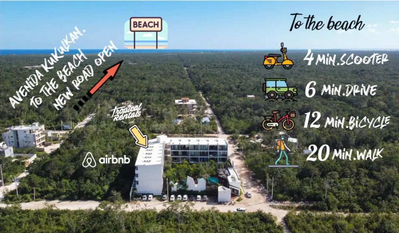 Entire Apartment At Dk Tulum Kültér fotó